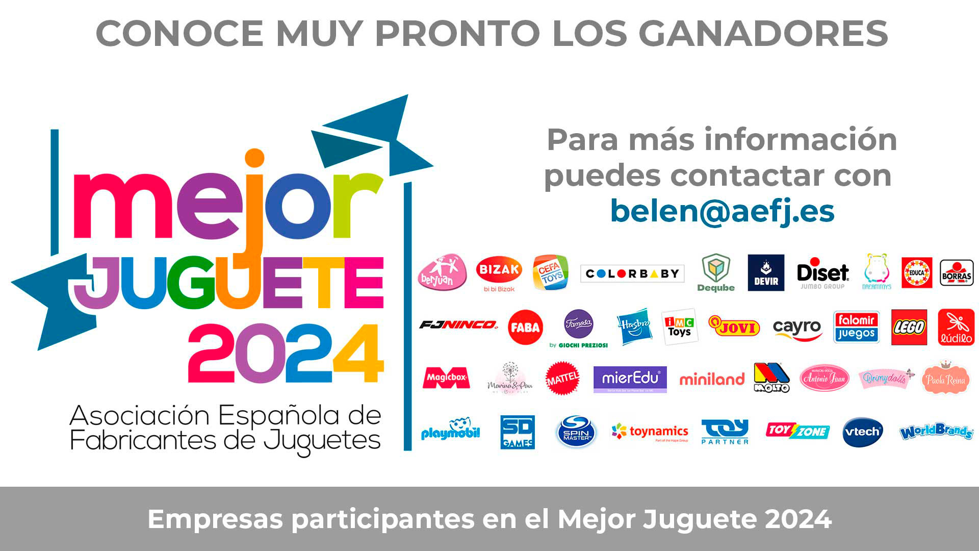 Conoce los ganadores en el Mejor Juguete 2024