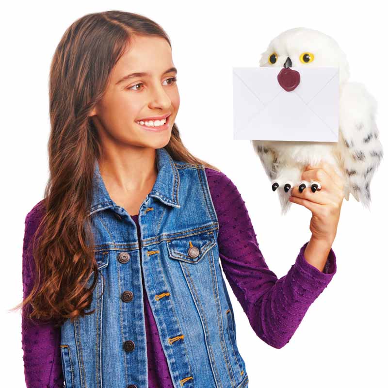 Wizarding World Harry Potter, encantador búho interactivo  Hedwig con más de 15 sonidos y movimientos y sobre Hogwarts, juguetes para  niños a partir de 5 años : Todo lo demás