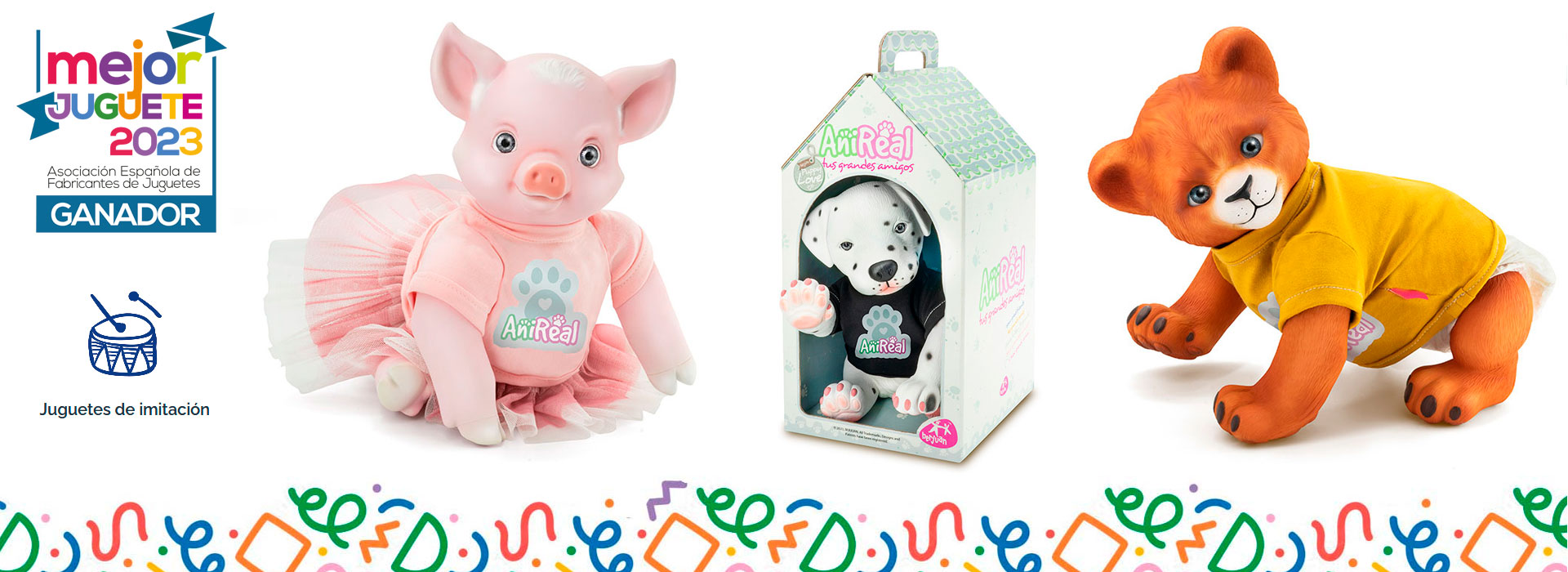Berjuan Anireal : Peluche Cochon Réaliste 35cm - Doux et Câlin